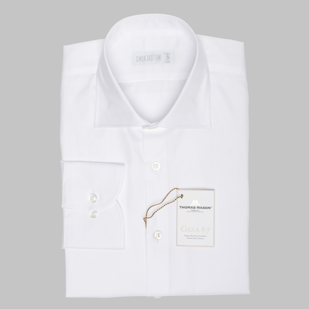 Simon Skottowe - Giza 87 dress shirt white 