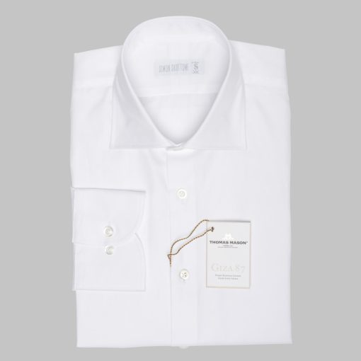 Simon Skottowe - GIZA 87 SEMI SLIM SHIRT WHITE