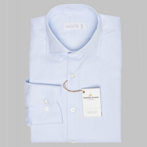 Simon Skottowe - GIZA 87 SEMI SLIM SHIRT LIGHT BLUE