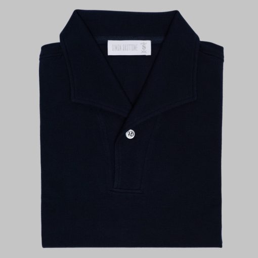 Simon Skottowe - Short sleeve polo shirt navy