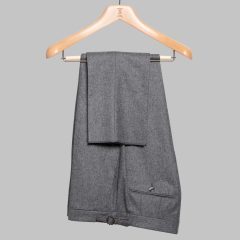 Simon Skottowe - Wool flannel trousers light grey