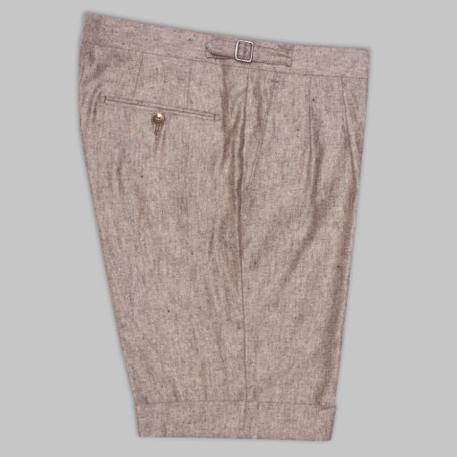 Simon Skottowe - Linen/silk shorts brown