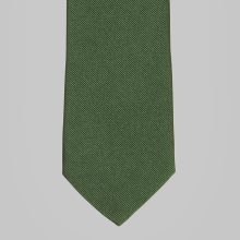 Petronius 1926 - Plain silk tie green